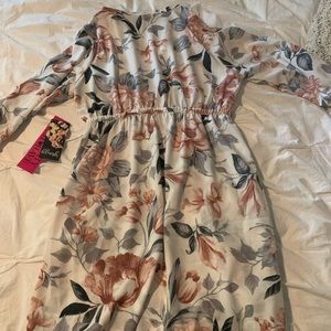 Maternity floral dress